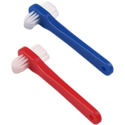 Beaupretty 2pcs Denture Toothbrush for Braces with Ergonomic Handle and Pp Material Double-Sided Design for Deep Cleaning and Effective Oral Care