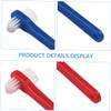 Beaupretty 2pcs Denture Toothbrush for Braces with Ergonomic Handle and Pp Material Double-Sided Design for Deep Cleaning and Effective Oral Care view 4
