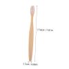 TOPPERFUN Bamboo Toothbrush with Flexible Soft Bristles for Adults 2pcs Comfortable to Use Eco Friendly Natural Bamboo Handle Effectively Removes Calculus, for Daily Oral Care view 2