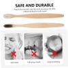 TOPPERFUN Bamboo Toothbrush with Flexible Soft Bristles for Adults 2pcs Comfortable to Use Eco Friendly Natural Bamboo Handle Effectively Removes Calculus, for Daily Oral Care view 4