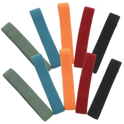 10Pcs Elastic Lunch Container Bands - Stretchable Nylon Straps for Secure Sealing - Ergonomic Design for Easy Handling - Portable and Convenient Storage