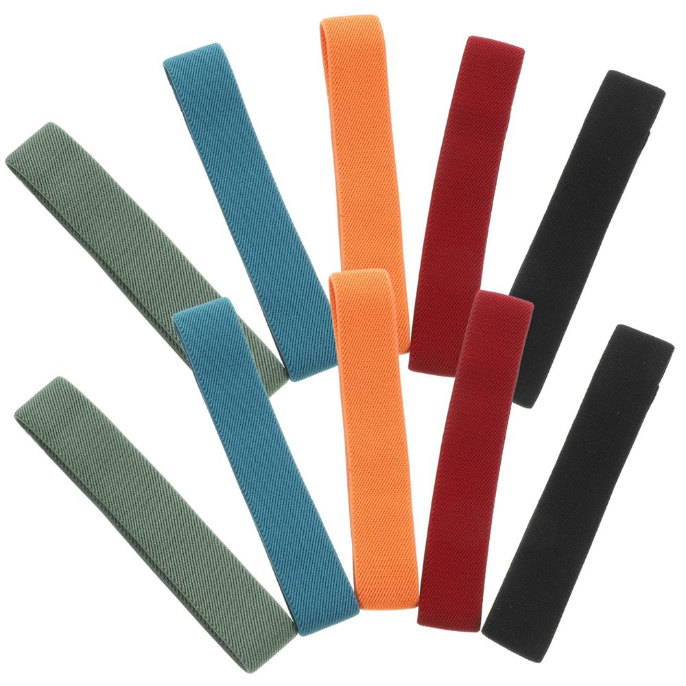 10Pcs Elastic Lunch Container Bands - Stretchable Nylon Straps for Secure Sealing - Ergonomic Design for Easy Handling - Portable and Convenient Storage