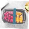 10Pcs Elastic Lunch Container Bands - Stretchable Nylon Straps for Secure Sealing - Ergonomic Design for Easy Handling - Portable and Convenient Storage view 3