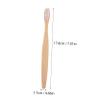 BESTYASH 2pcs Adult Bamboo Toothbrush with Smooth Surface and Safe, Flexible Bristles Natural Tooth Brush for Effective Tooth Cleaning view 2