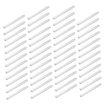 VICASKY 50pcs DIY Acrylic Ice Cream Sticks Cake Pops Sticks Reusable Ice Lolly for Crafting Activities