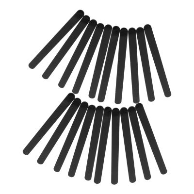 ABOOFAN 20pcs Reusable Acrylic Ice Sticks for Homemade Ice Cream Bars DIY Cake Pop Sticks Reusable Dessert for Summer Treats