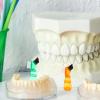 DEARMAMY 4pcs Denture Toothbrush Hard Bristles Double Side for Dental Appliance Cleaner Denture Cleaning Brush view 4