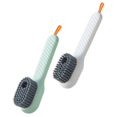 UTHCLO 2pcs Shoe Cleaning Tool Plastic Automatic Liquid Dispensing Brush Assorted Color Suitable for Boys and Girls Cleaning Stubborn Stains Household Use