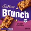 Cadbury Brunch Sweet Raisins Cereal Bars, Oats, Crispies & Bran Flakes dipped in Smooth Milk Chocolate for Snacking, Multipack, 4 x 28 g view 1