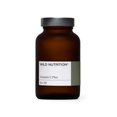WILD NUTRITION Food-Grown Vitamin C Plus | High Bioavailability Vitamin C with Bioflavonoids | Immune Support |Optimum Absorption | 60 Capsules