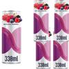 Natural Energy Berry & Dragon Fruit Sparkling Energy Drink 330ml Can Blackberry & Dragon Flavour With Fruit Juice, Vitamins & Sweetener Refreshing Low-Sugar Energy Boost Prd (8 x Bottles) view 1