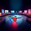 1Pc Red and Blue 3D Glasses,3D Viewing Glasses,Universal TV Movie Dimensional Video Frame 3D Glasses,DVD Game Glass 3D Style Glasses,Weightlight Simple Design,Televisions and Video,Accessories view 4