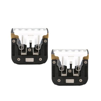 2Pieces Pet Trimmer Replacement Head Rabbits Grooming Head Cats Trimmer Head Metal Texture For Dog Cats Rabbits Grooming Easy Cleaning Trimmer