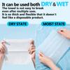 80 Count Disposable Face Towels, Cotton Tissue, Biodegradable Facial Cleansing Towels, washcloth for Sensitive Skin, Makeup Remover Dry Wipes, Lint-Free Towelettes for Cleansing 20 * 20cm view 3