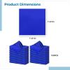 100-Pack Royal Blue Satin Napkins, 12 X 12 In Cloth Napkins For Weddings, Formal Events, And Receptions, view 4