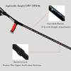 KFGISD, Folding Crutch for Walking with Reflective Beads,Ergonomic Elbow Crutch-Adjustable Height Keep It in Mind,Forearm crutches view 2
