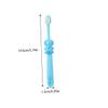 Healvian Children's Toothbrush Set 3pcs Soft Bristles Manual Boys and Girls Toothbrush for Ages 2-8 with Gentle Gum Care Colorful Elephant Design for Oral Hygiene Maintenance view 2
