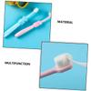 Healvian Children's Toothbrush Set 3pcs Soft Bristles Manual Boys and Girls Toothbrush for Ages 2-8 with Gentle Gum Care Colorful Elephant Design for Oral Hygiene Maintenance view 4