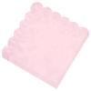 120 Pcs Pink Scalloped Cocktail Napkins,2-Ply Pink Disposable Beverage Party Napkins for Dinner Wedding Birthday Baby Shower view 1