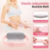 Menstrual Heating Pad Belt, Heat Pad for Period Pain Relief, Wearable Electric Waist Belt Device, 4 Heat Levels & 5 Vibration Massage Modes, for Back Stomach Cramp Pain Relief,Gifts for Women Girls view 3