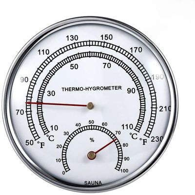 Deskium 2-In-1 Sauna Temperature And Humidity Monitor, Hygrometer & Thermometer For Sauna Rooms & Steam Areas
