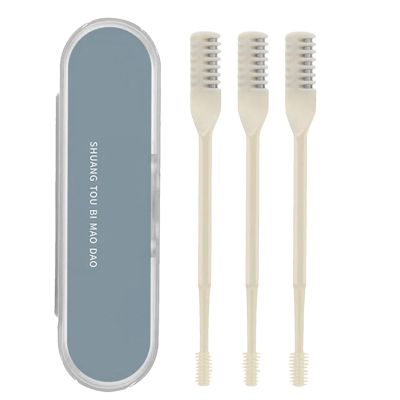 Nose Hair Trimmer - Lightweight Manual Cutter, Head Design | Precision Care Tool Gentle Face Care, Safe Nostril Cleaning, Double Leaf Nose Hair Remover for Women Who Travel Men