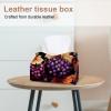 2 pack Thanksgiving Grape Tissue Box Cover, 7.5x5x6in view 2