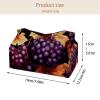 2 pack Thanksgiving Grape Tissue Box Cover, 7.5x5x6in view 4