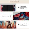 2 pack Eiffel Tower Valentine's Day Tissue Box Cover Leather Facial Tissue Dispenser Box Holder for Dresser Bathroom Decorative view 3