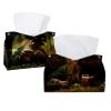 2 pack St. Parikh's Day Tissue Box Cover, Decorative Tissue Box Dispenser for Bathroom, Parlors, Office, Bedroom Dresser, Vanity Countertop, Nightstand, Car, and Desk