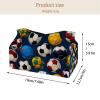 2 pack Football Soccer Tissue Box Cover, 7.5x5x6in view 4