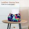 2 pack Rainbow Unicorn Tissue Box Cover, 7.5x5x6in view 2