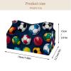 2 pack Football Soccer Tissue Box Cover, 7.5x5x6in view 4