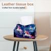 2 pack Starry Unicorn Tissue Box Cover, Decorative Tissue Box Dispenser for Bathroom, Parlors, Office, Bedroom Dresser, Vanity Countertop, Nightstand, Car, and Desk view 2