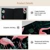 2 pack Flamingo Rainforest Tissue Box Cover, Decorative Tissue Box Dispenser for Bathroom, Parlors, Office, Bedroom Dresser, Vanity Countertop, Nightstand, Car, and Desk view 3