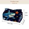 2 pack Starry Flamingos Tissue Box Cover, Decorative Tissue Box Dispenser for Bathroom, Parlors, Office, Bedroom Dresser, Vanity Countertop, Nightstand, Car, and Desk view 4