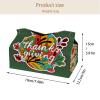 2 pack Thanksgiving Day Tissue Box Cover, 7.5x5x6in view 4