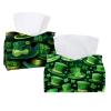 2 pack St. Parikh's Day Tissue Box Cover Leather Facial Tissue Dispenser Box Holder for Dresser Bathroom Decorative view 1