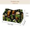 2 pack St. Parikh's Day Tissue Box Cover, Decorative Tissue Box Dispenser for Bathroom, Parlors, Office, Bedroom Dresser, Vanity Countertop, Nightstand, Car, and Desk view 4