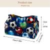 2 pack Football Soccer Tissue Box Cover, 7.5x5x6in view 4
