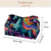 2 pack Rainbow Unicorn Tissue Box Cover, 7.5x5x6in view 4