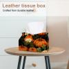 2 pack Thanksgiving Pumpkin Tissue Box Cover, 7.5x5x6in view 2
