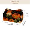 2 pack Thanksgiving Pumpkin Tissue Box Cover, 7.5x5x6in view 4