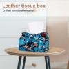 2 pack Rugby Football Tissue Box Cover, 7.5x5x6in view 2