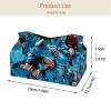 2 pack Rugby Football Tissue Box Cover, 7.5x5x6in view 4