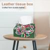 2 pack Christmas Tissue Box Cover, 7.5x5x6in view 2