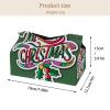 2 pack Christmas Tissue Box Cover, 7.5x5x6in view 4