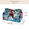 2 pack Rugby Football Tissue Box Cover, 7.5x5x6in view 4