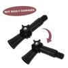 ULTECHNOVO Threaded Tip Extension Pole Adaptor with Angle Hinge for Standard Pole Attachments, Includes 2pcs for Use with Spider Web Brush and Window Cleaner Tools view 3