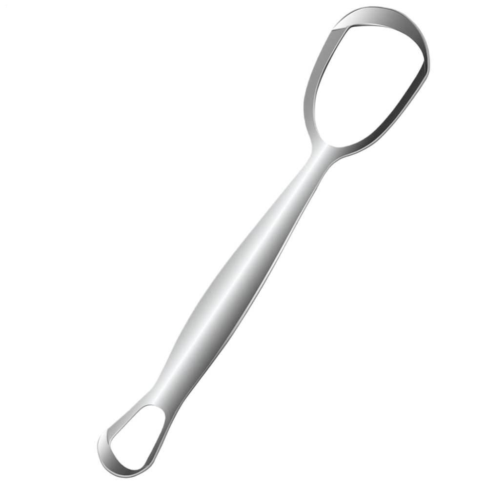 Yidueace Tongue Cleaner | Metal Tongue Scraper for Teeth Care - Fan-Shaped Scrubber Reduce Bad Breath Improve Teeth Hygiene Daily Cleaning Teeth Care for Family Teen Adults Women Men